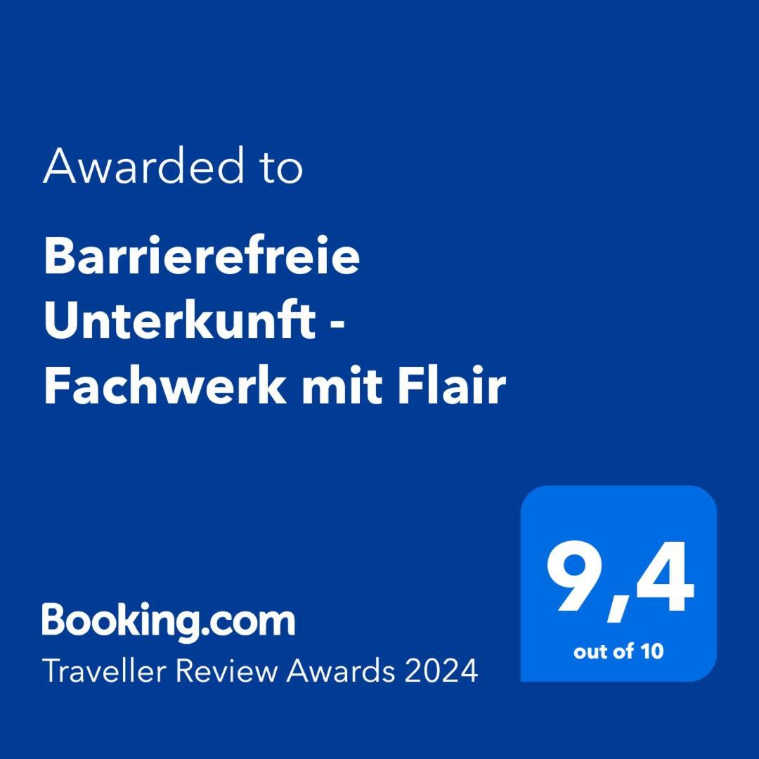 Barrierefreie Unterkunft - Fachwerk Mit Flair Apartment Osterode am Harz Luaran gambar